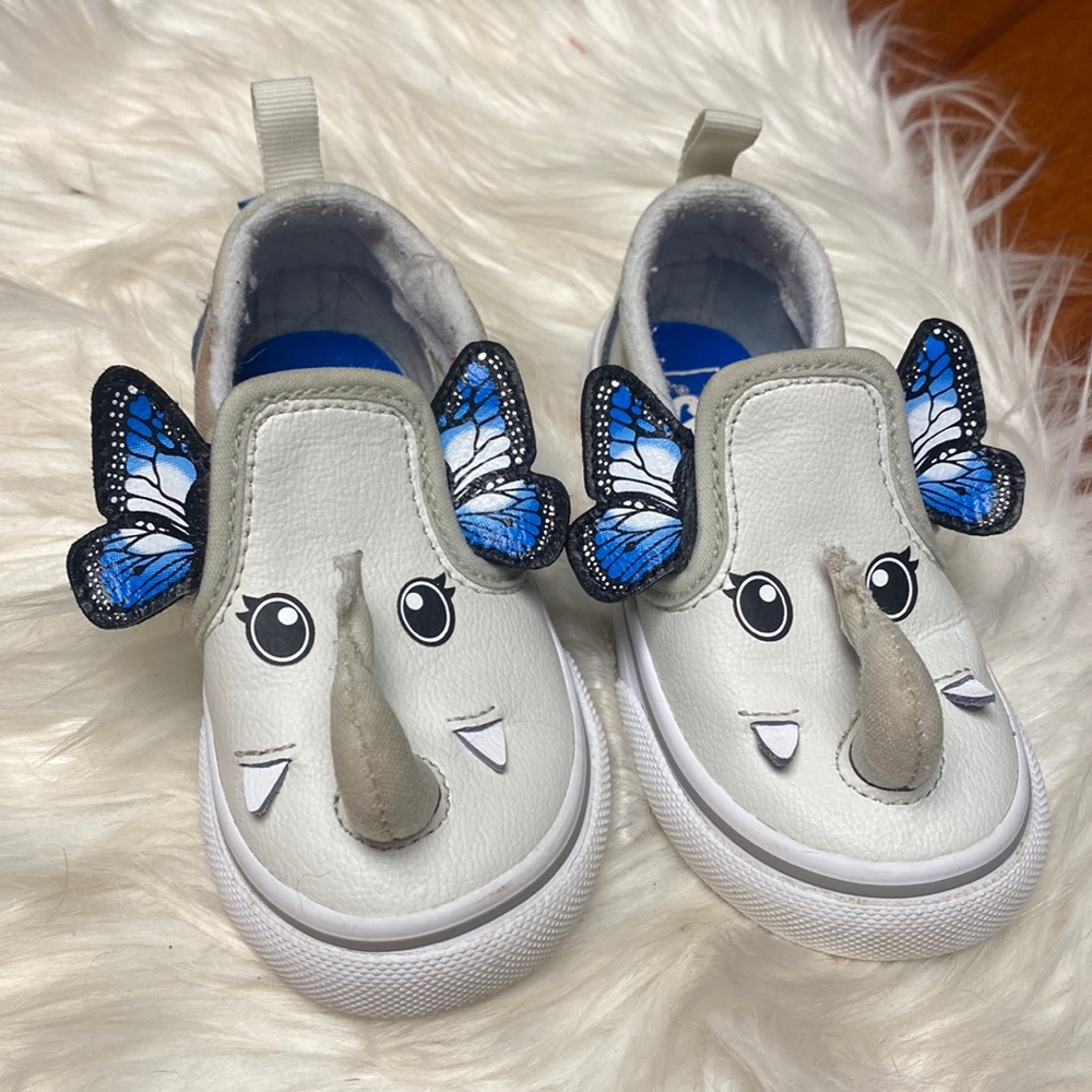 🔥ELEPHANT/BUTTERFLY VANS🔥size 7.5
